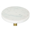 Maurice Side Table White & Gold