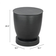 Baku Side Table Black