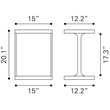 Bama Side Table Black