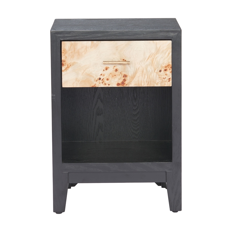 ZUO Noite Painted Fir Wood Side Table in Multi-Color