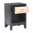 ZUO Noite Painted Fir Wood Side Table in Multi-Color
