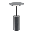 ZUO Regles Marble-Top and Iron End Table in Multi-Color