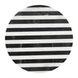 ZUO Regles Marble-Top and Iron End Table in Multi-Color