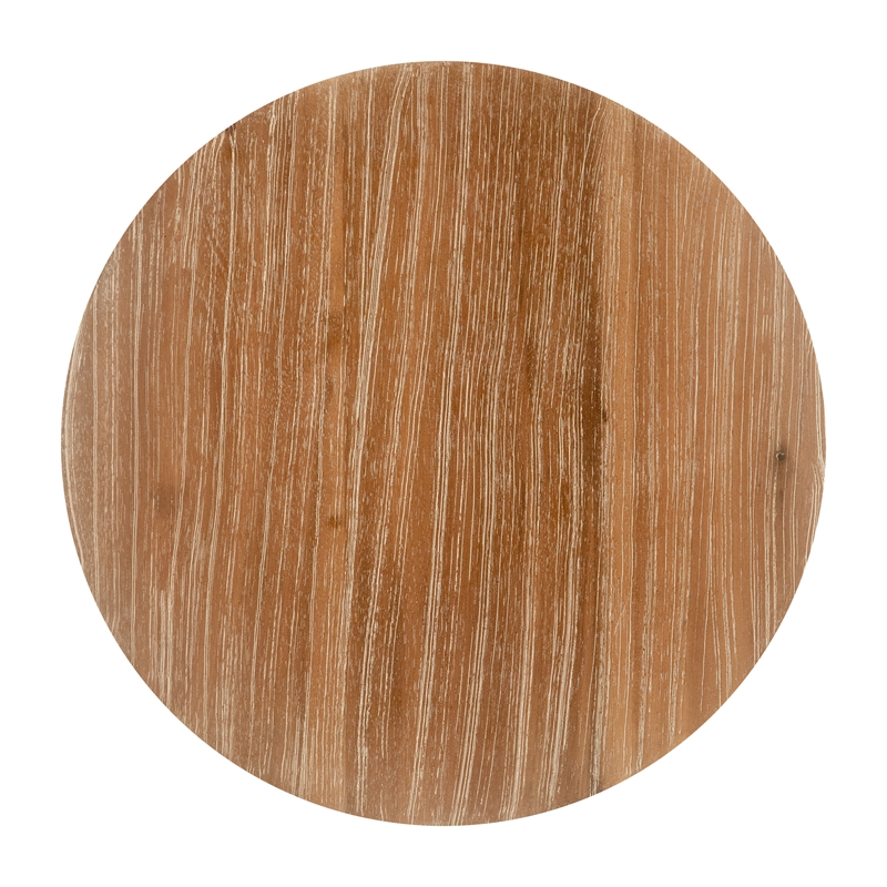 Biban Side Table Natural & Gray