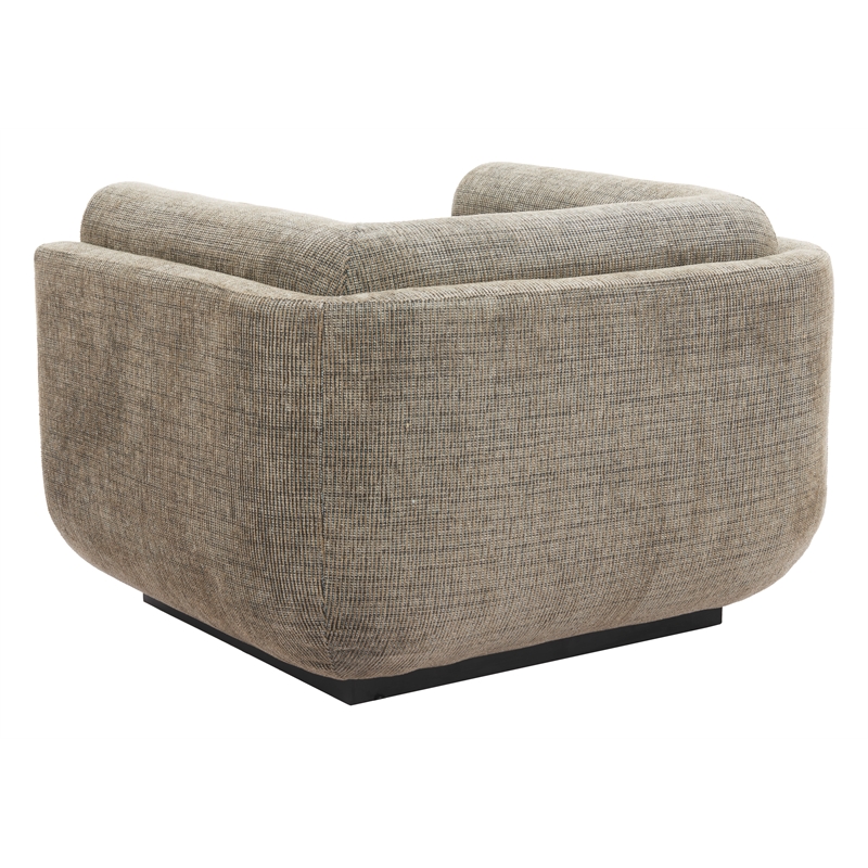 Sereneu Accent Chair Green Tweed