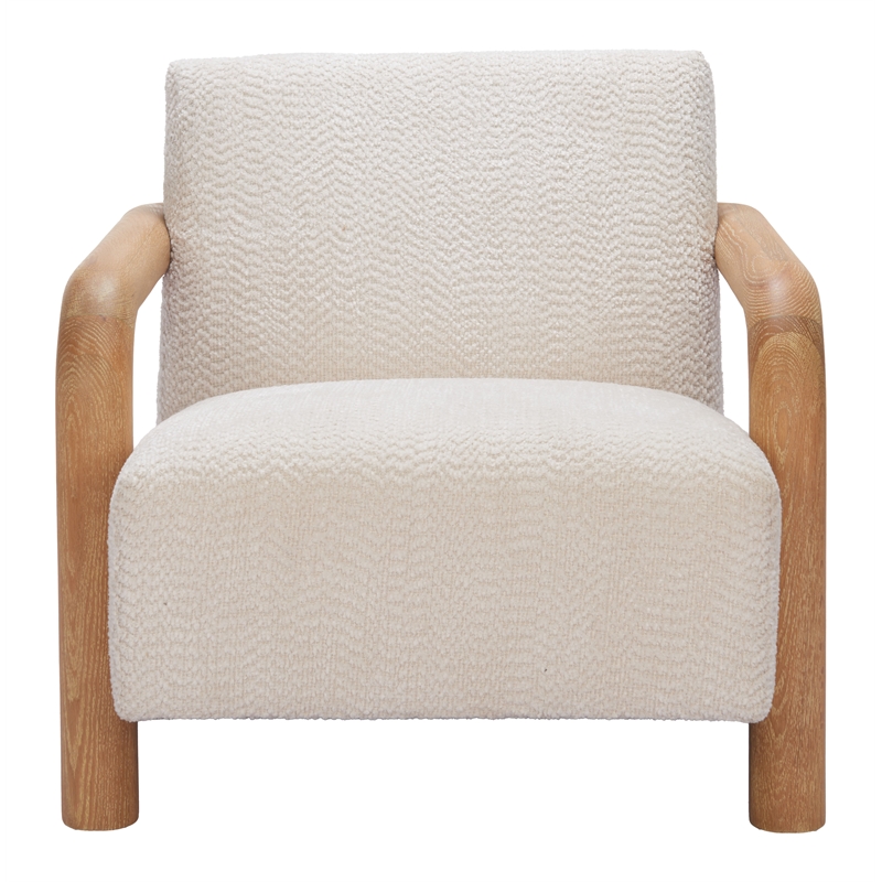 Subliem Accent Chair Cotton White