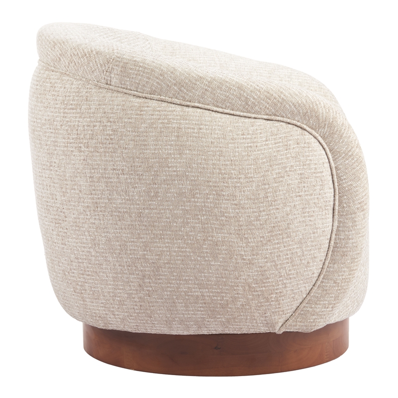 Vinta Swivel Chair Beige