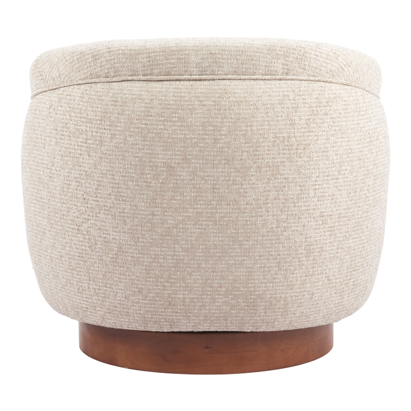 Vinta Swivel Chair Beige