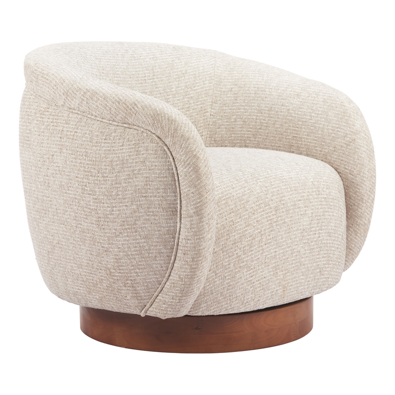 Vinta Swivel Chair Beige