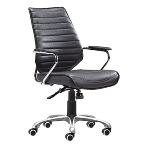 enterprise office collection low back office chair black