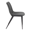 Desi Armless Dining Chair (Set of 2) Black