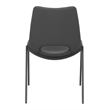 Desi Armless Dining Chair (Set of 2) Black