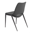 Desi Armless Dining Chair (Set of 2) Black