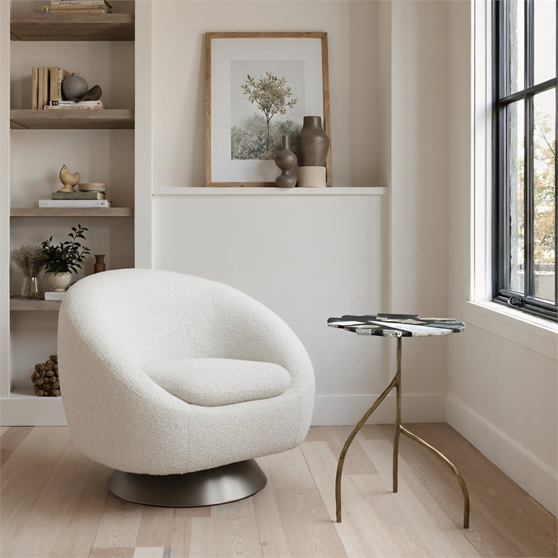 Modan Swivel Chair Misty Gray