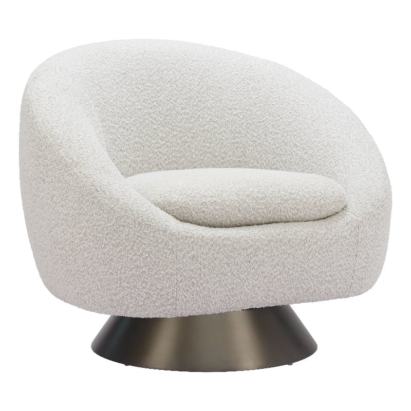 Modan Swivel Chair Misty Gray