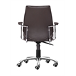 Enterprise Low Back Office Chair Espresso