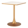 Spot Bistro Table Beige & Gold