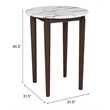Vernon Bar Table White