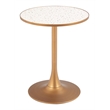Bite Bistro Table Beige & Gold