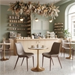Bite Bistro Table Beige & Gold