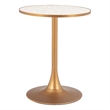 Bite Bistro Table Beige & Gold