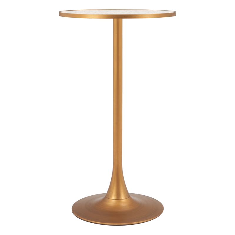 bite bar table beige & gold