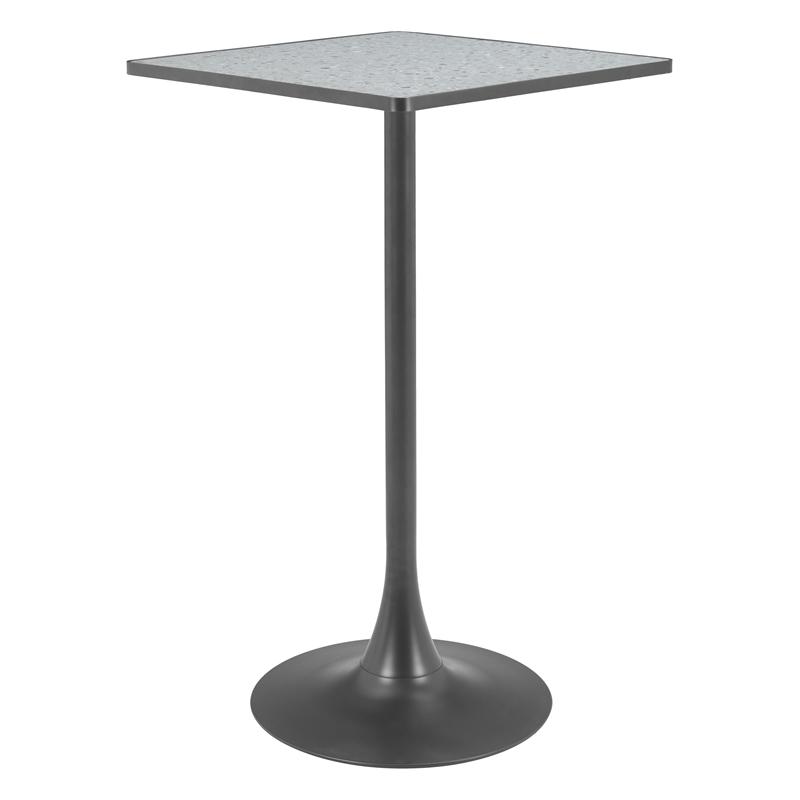 Spot Bar Table Gray & Black