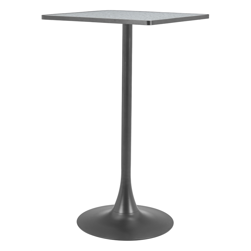 Spot Bar Table Gray & Black