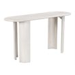 ZUO Risan Acacia Wood Top Console Table in Whitewashed