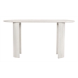 ZUO Risan Acacia Wood Top Console Table in Whitewashed