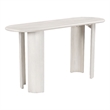 ZUO Risan Acacia Wood Top Console Table in Whitewashed