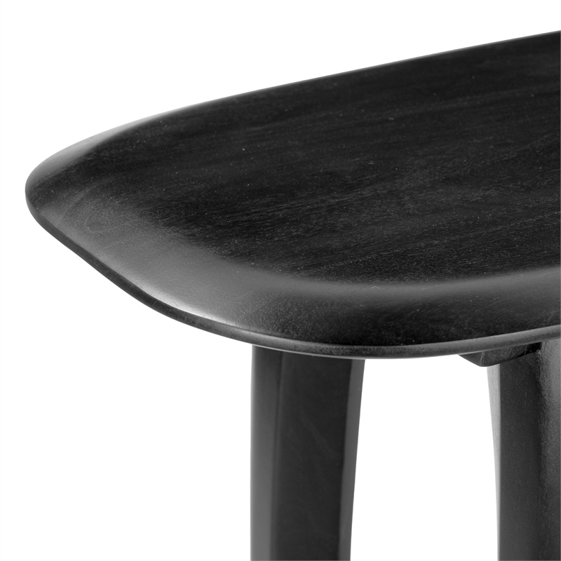 ZUO Arasan Solid Acacia Wood Console Table in Black