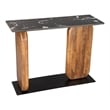 ZUO Pemba Natural Marble Top Rectangular Console Table in Multi-Color