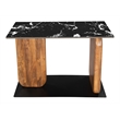 ZUO Pemba Natural Marble Top Rectangular Console Table in Multi-Color