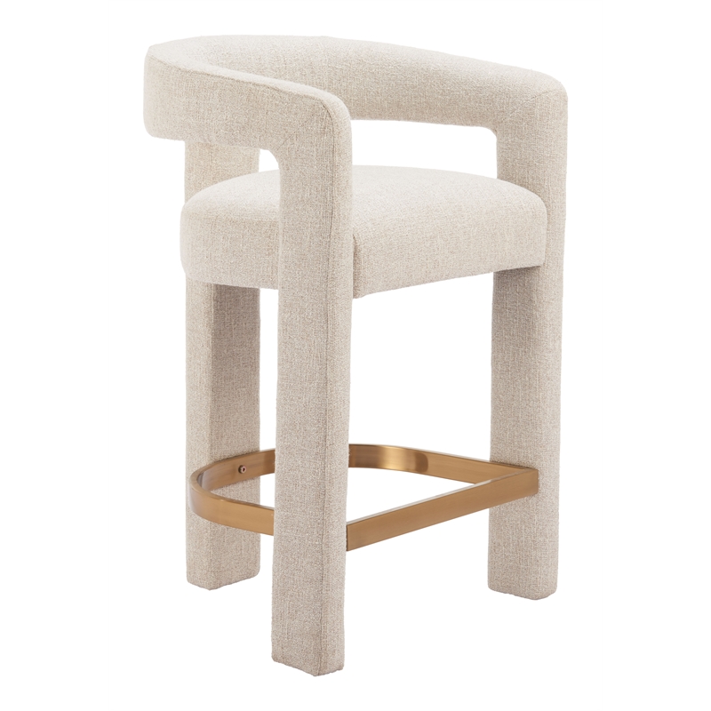 saiko counter stool beige