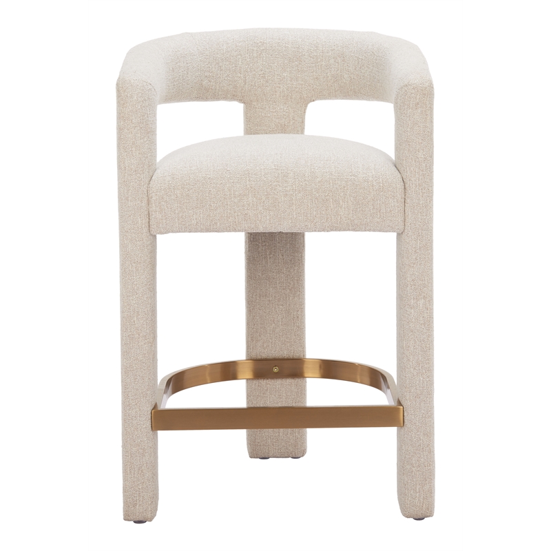 saiko counter stool beige