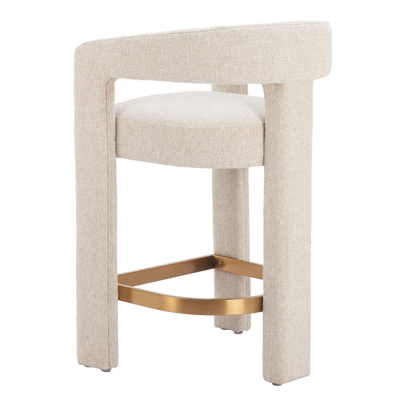 saiko counter stool beige