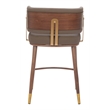 Brew Counter Stool Brown & Walnut