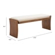 Lafa Bench Beige Indoor