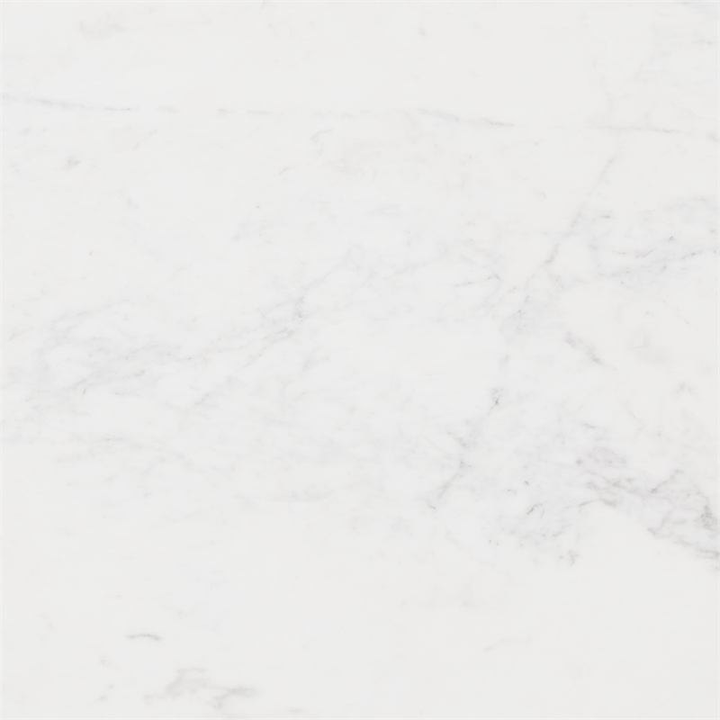 Barmas Side Table White & Silver