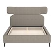 ZUO Dusa Polyester Fabric Upholstered Queen Bed in Green