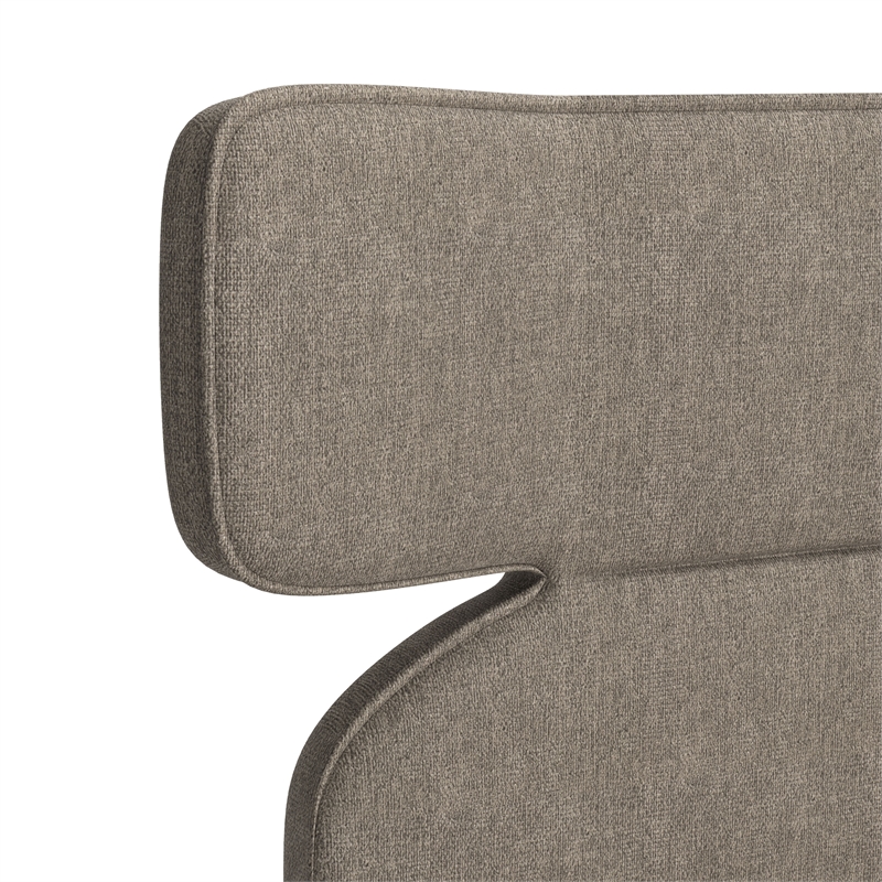 ZUO Dusa Polyester Fabric Upholstered Queen Bed in Green