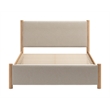 Hadi Queen Bed Beige & Natural