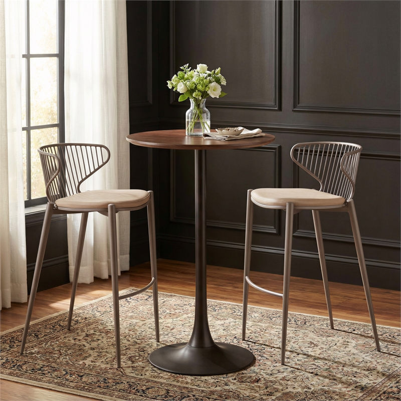Auray Bar Table Brown