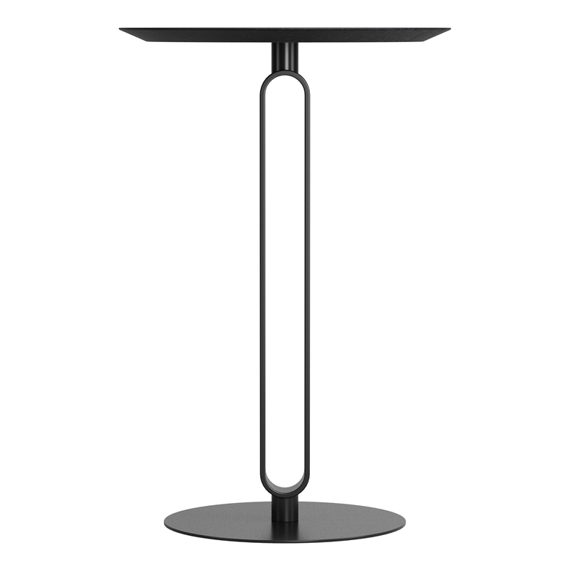ZUO Derry MDF Top and Steel Frame Counter Table in Black