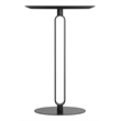ZUO Derry MDF Top and Steel Frame Counter Table in Black