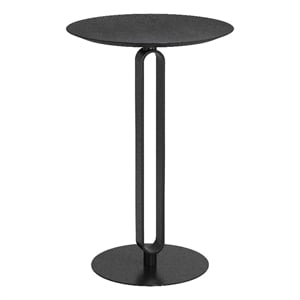 ZUO Derry MDF Top and Steel Frame Counter Table in Black