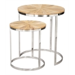 Bari Nesting Table Set (2-Piece) Natural