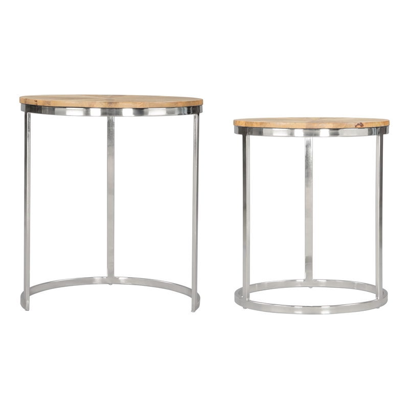 Bari Nesting Table Set (2-Piece) Natural
