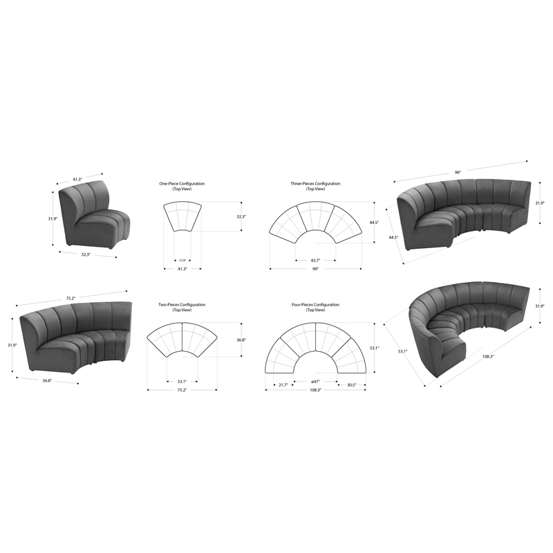 Garbi Modular Sectional Black